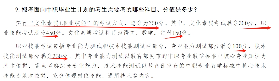 2024年河北單招考試類目情況介紹